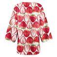 thumbnail image 4 of Nouveaux Hauts pour Femmes 2023 Mode Col Rond Grande Taille T-Shirt à Manches Longues Blouse Imprimée Automne Chandail en Molleton à Manches Longues pour Femmes, 4 of 5