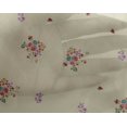 thumbnail image 4 of oneOone Georgette Viscose Fabric Leaves & Flower Floral Decor Fabric Printed BTY 42 Inch Wide, 4 of 4