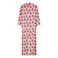 thumbnail image 4 of Ensembles Lounge pour Femmes 2 Pcs Pyjama d'Halloween pour Femmes à Imprimé Col Rond Manches Longues Ensemble Deux Pièces Confortable pour la Maison Ensemble de Sport Ensembles pour Femmes en Liquidation, 4 of 5