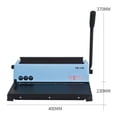 thumbnail image 3 of Factory Double Wire Book Binding Machine RAYSON TD-130 3:1 Wire Binding Ring 34 Holes Puncher, For Office, School,Business,Home ,Pinpoint Punching, 3 of 6