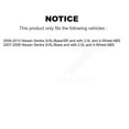 thumbnail image 2 of Transit Auto Rear Brake Drum Shoe Hardware and Wheel Hub Bearing Assembly Kit for Car Nissan Sentra - Left Right Side (Driver Passenger) K7D-100210, 2 of 11