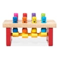 thumbnail image 3 of Melissa & Doug Deluxe Pounding Bench Jouet en bois avec maillet, 3 of 5