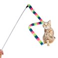 thumbnail image 3 of GROWTH TANK Interactive Cat Cat Teaser Training Exercise Long Stick Cat Toy Colorful toy Colorful toy 1, 3 of 8