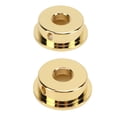thumbnail image 3 of Electrosocket Output Jack Plate, Standard Opening Electric Guitar Jack Cover Glossy Finish  For Musical Instrument Repair Gold, 3 of 8