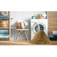 thumbnail image 2 of Ahgly Tapis Rond Lavable en Machine Intérieur Transitionnel Orange, 5 Pieds Rond, 2 of 7