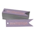thumbnail image 1 of Inkdotpot Rose Gold Foil Paper Hang Tags Invitation Party Favor Tags 100 Pieces, 1 of 6