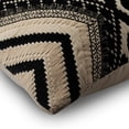 thumbnail image 2 of Custom Pillow Case, Black & Ivory 12"x12" (30x30 cm) Throw Pillow Covers, Cotton Abstract Embroidered Throw Pillows For Couch, Moroccan Pattern Contemporray Style - Moroccan Lounge, 2 of 3