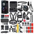 thumbnail image 1 of GoPro HERO9 (HERO 9) Black with 32GB Card & 50 Piece Accessory Kit - Loaded Bundle, 1 of 7