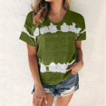 thumbnail image 4 of Wolfast T-Shirts pour Femmes Mode Femmes Mode T-Shirt Imprimé Manches Courtes Blouse Col Rond Hauts Décontractés Manches Courtes Blouses pour Femmes, 4 of 9