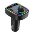 thumbnail image 2 of Wuztai Bluetooth Car Adapter Transmitter, Wireless FM Transmitter with Fast Charging, Bluetooth 5.0 Car Kit for Music Streaming Hands-Free Calling, USB QC PD Charger MP3 Player for Car Stereo, 2 of 7