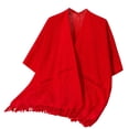 thumbnail image 1 of Cameland Fall Women's Shawl Wrap Poncho Ruana Cape, Cardigan Sweater Open-Front for Spring Fall Winter, 1 of 3