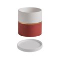 thumbnail image 1 of kurtrusly Ceramic Flower Pots For Small Spaces And Easy To Maintain Herbs Ceramic Flowerpot Ceramic Pot Planter Eco-friendly red 11*11 1Set, 1 of 6