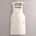 thumbnail image 1 of HLONK Waterproof And Oil-Proof Thickened Strap Apron | Double Flip Large-Capacity Storage Pocket | Kitchen Cleaning Overalls | Advertising Custom Printing Waist | Wear-Resistant And Washa, 1 of 7