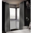 thumbnail image 3 of Safdie & Co. Curtain 2PK 84L Blackout Linen Look Grey, 3 of 5