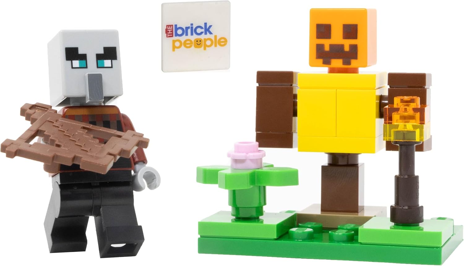 LEGO Minecraft: Pillager Minifigure with Training Dummy