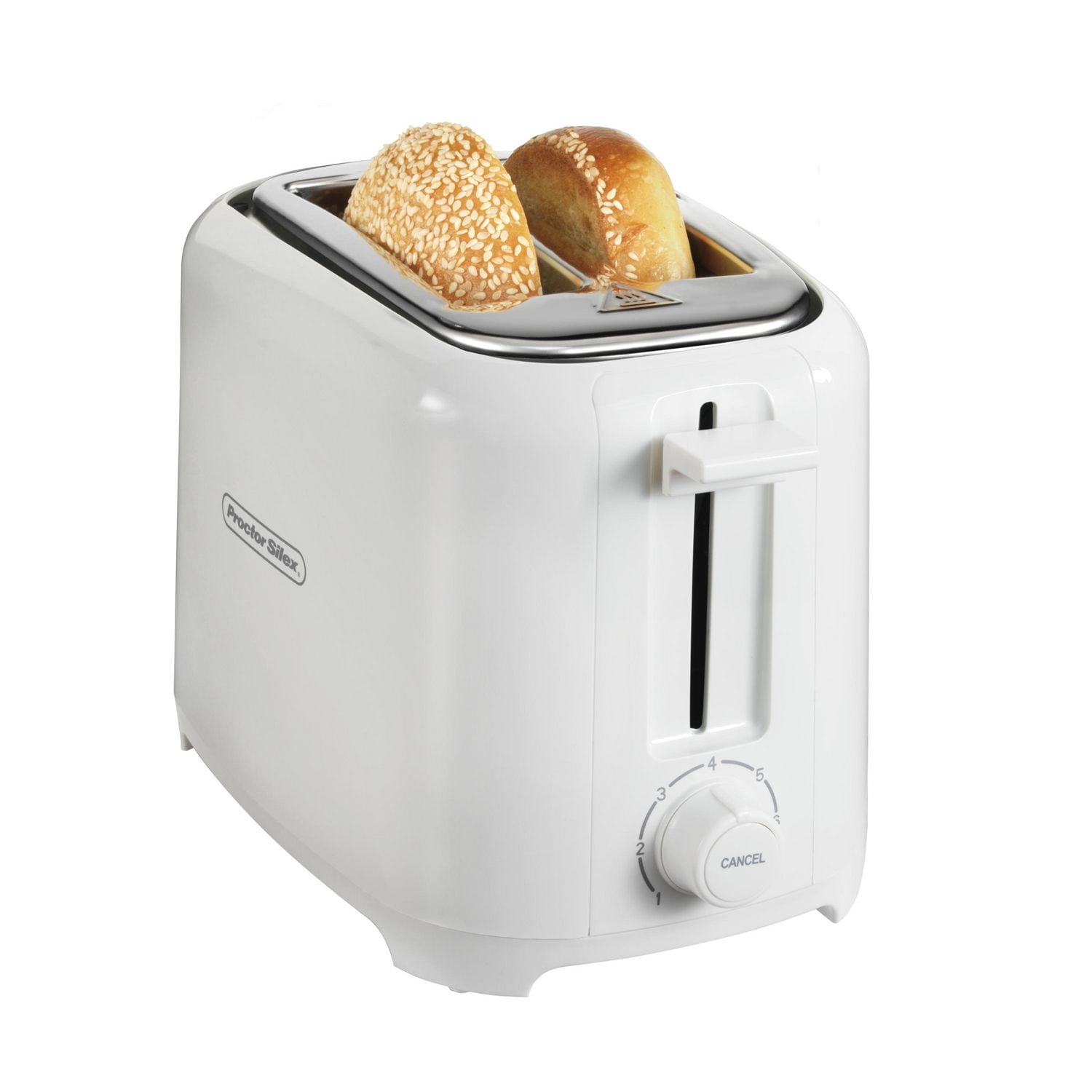 Proctor Silex 2-Slice Toaster with Extra-Wide Slots, White, 22216