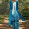 thumbnail image 1 of Mikilon Robe Décontractée pour Femmes à Imprimé Floral, Col Rond, Sans Manches, Ensemble Deux Pièces en Chiffon Uni, 1 of 8
