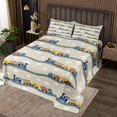 thumbnail image 2 of Erosebridal Cartoon Train Quilt Sets for Twin Size Bed, Railway Bed Set, Steam Engine Decor 2-Piece, 2 of 5