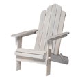 thumbnail image 1 of Patio Wood Adirondack Chair - White Wash, 1 of 5