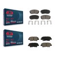 thumbnail image 1 of CMX Front Rear Ceramic Brake Pads Kit for Car 2016 Kia Soul EV From Chassis VIN #160921 KCX-100334, 1 of 9