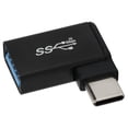 thumbnail image 2 of Sonew USB‑C Male To USB 3.0 Female Connector,90 Degree USB C To USB 3.0 Adapter,90 Degree USB 3.0 Female To USB‑C Male OTG Adapter Support High Speed Data Sync Fast Charging, 2 of 8