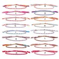 thumbnail image 1 of Bracelet Tressé Accessoire de Mode Femmes Hommes Structure Exquis Tressé Bracelet Bijoux Accessoires Fil Réglable Bracelets avec Frange Décors Type 25, 1 of 7