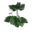 thumbnail image 2 of Boovnll 20 Led Tropical Artificial Rattan Palm Leaves Wall Hanging Vines Leaf, 2 of 8