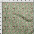 thumbnail image 4 of oneOone Polyester Spandex Sea Green Fabric Abstract Floral Sewing Craft Projects Fabric Prints By Yard 56 Inch Wide, 4 of 4