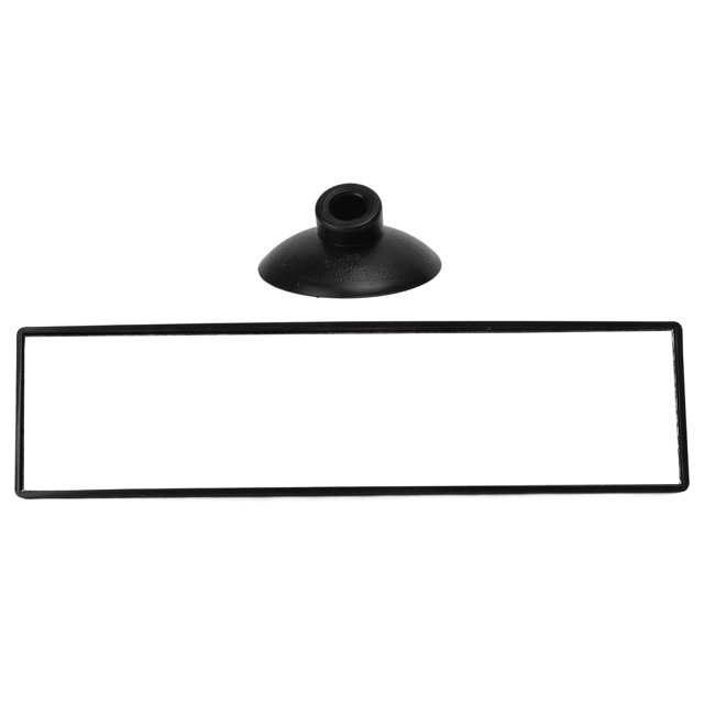 ANGGREK Rétroviseur Intérieur 21x5cm Instructeur de Conduite Type Ventouse Rotation 360° Universel pour Voiture, Grand Angle Auto Miroir, Rétroviseur Intérieur