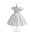 thumbnail image 2 of Baby Girls Spring Summer Ruffle Sleeveless Princess Dress - Polyester Viscose Blend, Solid Color, Suitable for Daily/Photography, 2 of 8