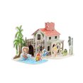 thumbnail image 1 of 3D Paper Assembly Toy Children Architecture Building 1 4 3 Paper Model Kids Early Education Assembly House Toy Type 2, 1 of 7