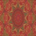 thumbnail image 1 of Ahgly Company Machine Washable Indoor Square Transitional Red Area Rugs, 4' Square, 1 of 7