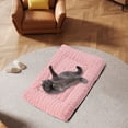 thumbnail image 3 of Reversible Soft Flannel Pet Bed Mat with Non- Bottom Washable Sleeping Cushion Pad for Small Medium Dogs and Cats, 3 of 4