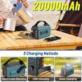 thumbnail image 2 of Yingyy Crank Radio With Fast Charging Power Bank And SOS for up to Alarm, 2 of 6