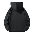 thumbnail image 3 of Men's Zip Up Hoodie Winter Warm Pullover Long Sleeve Comfortable Streetwear Solid Color Casual Button Front Design, 3 of 3