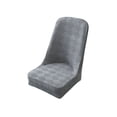 thumbnail image 2 of EGNMCR Home Decor, Room Decor, Wall Decor Large Arcs Half Pack Elastic Dining Table Chair Cover Half Round Household Chair Cover Cushion Backrest One Universals Chair Flock Stools Cover Cover, 2 of 6