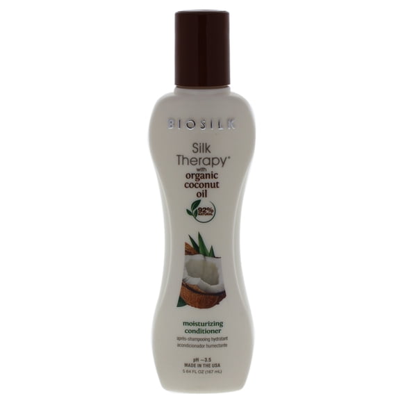 Silk Therapy with Coconut Oil Moisturizing Conditioner by Biosilk for Unisex - 5.64 oz Conditioner