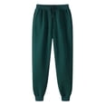 thumbnail image 1 of Yuyuzo Plus Size Sweatpants for Women Thick Workout Jogging Pants Elastic Waist Drawstring Solid Color Trackpants, 1 of 2