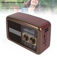 thumbnail image 3 of Full Band Portable Shortwave Radio, AM  SW Weather Radio, Dual Power Supply Emergency Radio with Multi Source Music Playback, for Home Kitchen Outdoor, 3 of 7