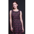 thumbnail image 3 of Bimba Robe de Soirée Teinture sur Nœuds pour Femme à Col Rond Imprimée Sans Manches - Très Petit, 3 of 6
