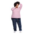 thumbnail image 2 of George Women's Plus Waffle Sleep Tee, 2 of 6