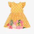 thumbnail image 2 of Disney Minnie Mouse Robes Filles Graphiques Manches à Volants Tenues Décontractées d'Été Cadeaux Tailles 2-8T, 2 of 6