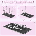 thumbnail image 4 of PawHut Table de Toilettage pour Chien avec Bras de Toilettage à Hauteur Réglable de 8 à 39 Pouces, 4 of 10