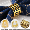 thumbnail image 4 of 20Pack Gold Napkin Rings,Hollow Out Metal Napkin Ring Set,1.77 Inch for Table Decoration Wedding Birthday and Any Events, 4 of 6