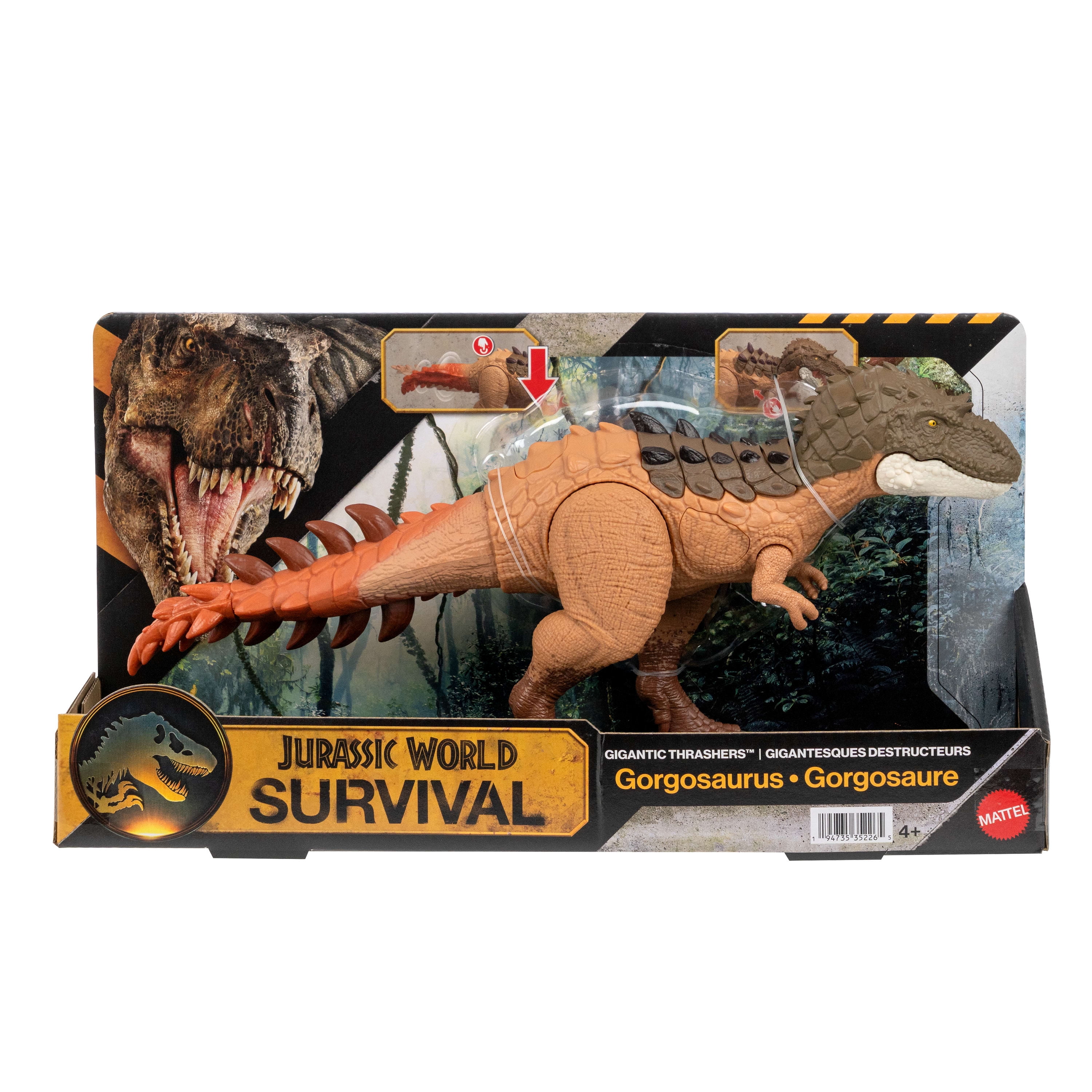 Jurassic World-Gorgosaure Géants Féroces-Figurine de dinosaure