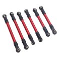 thumbnail image 1 of 6Pcs RC Car Rod - Aluminum Alloy RC Car Steering Tie Rod, Enhances Performance, Temperature Resistant, for Slash Remote Controlled Car, 1 of 7