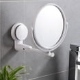thumbnail image 2 of Bathroom Shaving Makeup Mirror Wall Rotating Mirror - Double Sided Mirror, 2 of 8