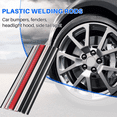 thumbnail image 4 of 100PCS Plastic Welding Rods - PP/PVC/PE Plastic Welder Rods for Hot Air Tools 10 Inch (Each Color 20PCS), 4 of 8