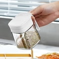 thumbnail image 2 of Glass Jar with Lid,Glass Jars with Lids Glass Condiment Spice Jar 300Ml Condiment Jar Spice Container with Spoon Clear Glass Condiment Canister for Sugar Pepper for Kitchen Counter, 2 of 7