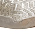 thumbnail image 2 of Decorative Silver 18"x18" (45x45 cm) Throw Pillows, Velvet Chevron Throw Pillows For Couch, Geometric Pattern Modern Style - Mica Chevron, 2 of 3